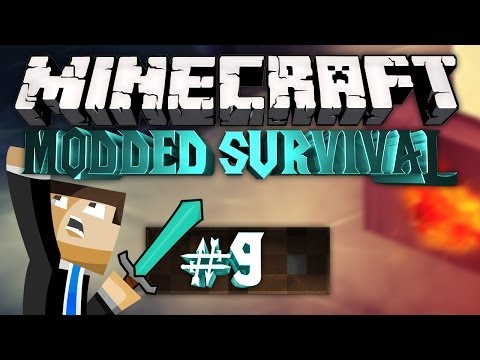 Minecraft: MODDED SURVIVAL! #9 "THE CREEPER CONUNDRUM"