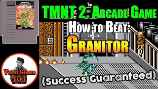 TMNT 2 NES | How to Beat Granitor | Video Games 101