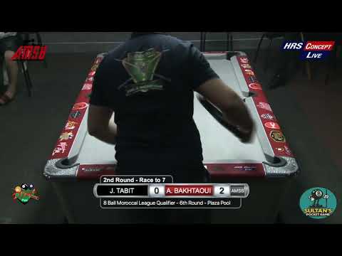 🌟 Moroccan 8-Ball Qualifier! TABIT vs BAKHTAOUI - Round 2 Showdown!