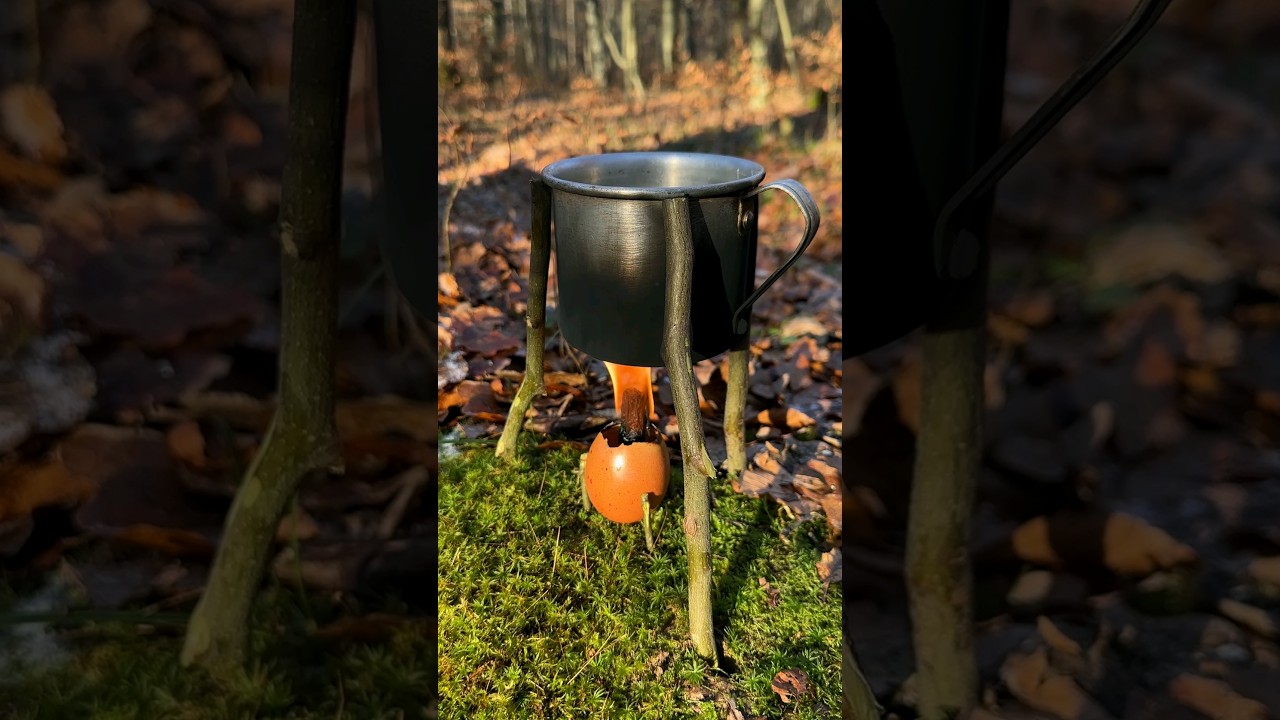 Survival Skills Lifehacks: Cooking Wild Eggs. #survival #camping #lifehacks #skills