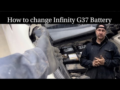Infiniti G37 (Nissan 370z) Battery replacement (2009-2013)