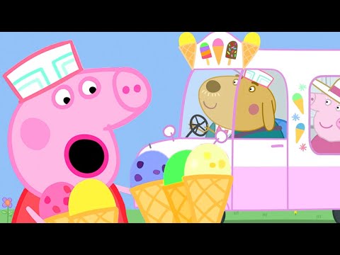 , title : 'Peppa Pig Runs a Ice Cream Van! | Family Kids Cartoon'