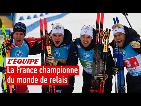Mondiaux biathlon 2023 - La France sacrée championne du monde sur le relais masculin
