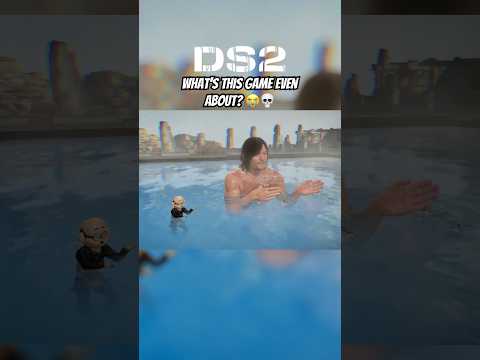 Sam sings in the hot springs in Death Stranding 2