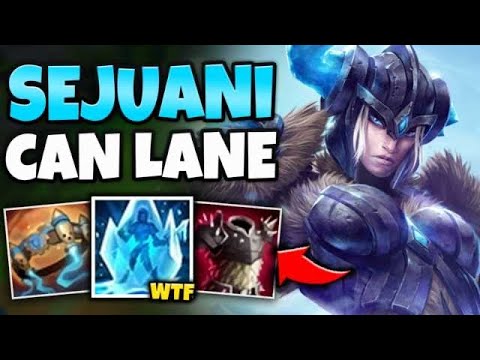 NEVER LOSE A TRADE WITH AP TANK SEJUANI TOP! (E IS BROKEN) - League of Legends