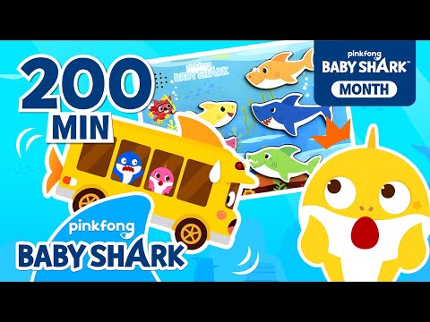 Baby Shark Bus Goes Round and Round! | +Compilation | ALL Baby Shark Stories | Baby Shark Official