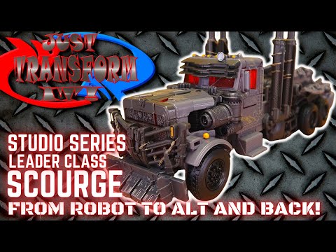 JUST TRANSFORM IT!: Studio Series Leader Scourge (RotB)