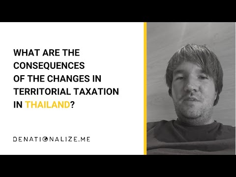 Quais são as consequências das mudanças na tributação territorial na Tailândia?