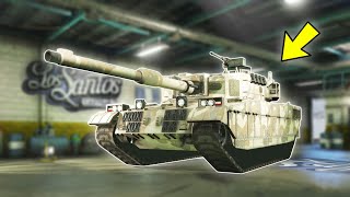 I took a RHINO TANK to Los Santos Customs and made it FAST!! (GTA 5 Mods)