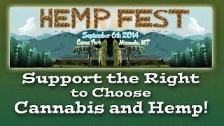 preview picture of video 'Missoula Hempfest 2014 ~ Support for Hemp and Cannabis Legalization'