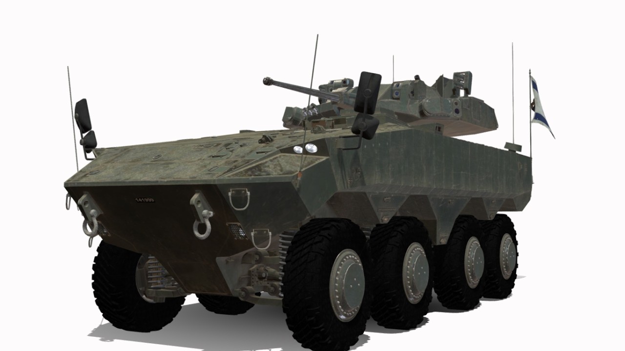 Eitan ifv 8x8 3D Model