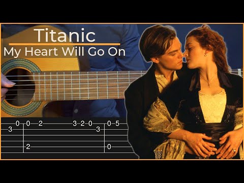 Titanic - My Heart Will Go On (Simple Guitar Tab)