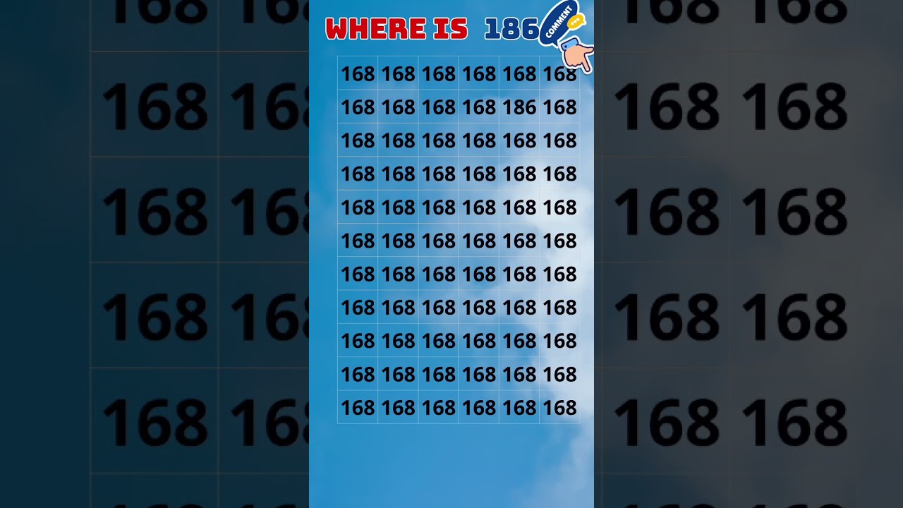 Find the number 01142🍅🥝🍒#shoot #maths #iqtest #number #mathgame#usa