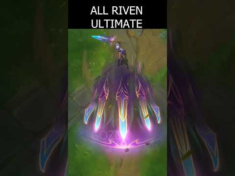 All Riven Ultimate Skin Comparison #wildrift #leagueoflegends