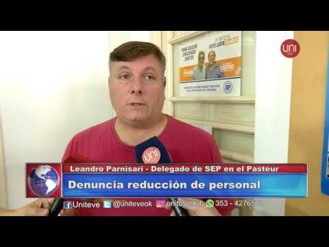 Denuncia reducción de personal en el Pasteur