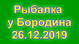 Отчет о рыбалки у бородина