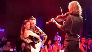 El Vino Triste por Irene Cadario. Virginia Cutillo y Juan Cantone. Maldita Milonga 8feb24 (1/4)