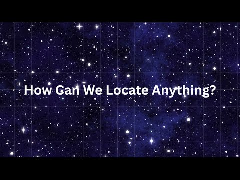 If Space Expands How Can We Locate Anything?
