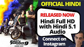 Fast and furious 9 Hindi I Original I OTT Release 