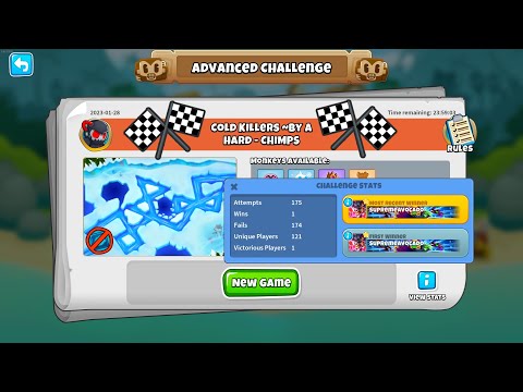 Bloons TD 6 Daily A.C.E.R: "Cold Killers" 7 ,1/28/2023