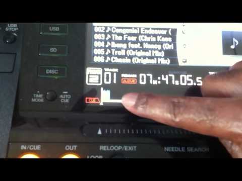 Pioneer CDJ 2000 using iPod as USB