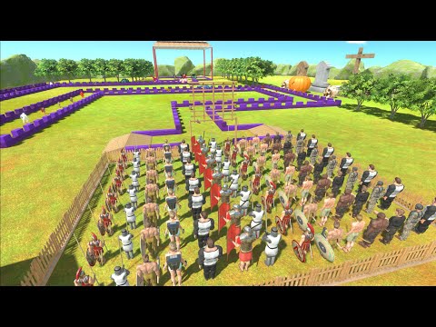 All Ancient Human and Modern Humans Soldier Armies Championship –Animal Revolt Battle Simulator