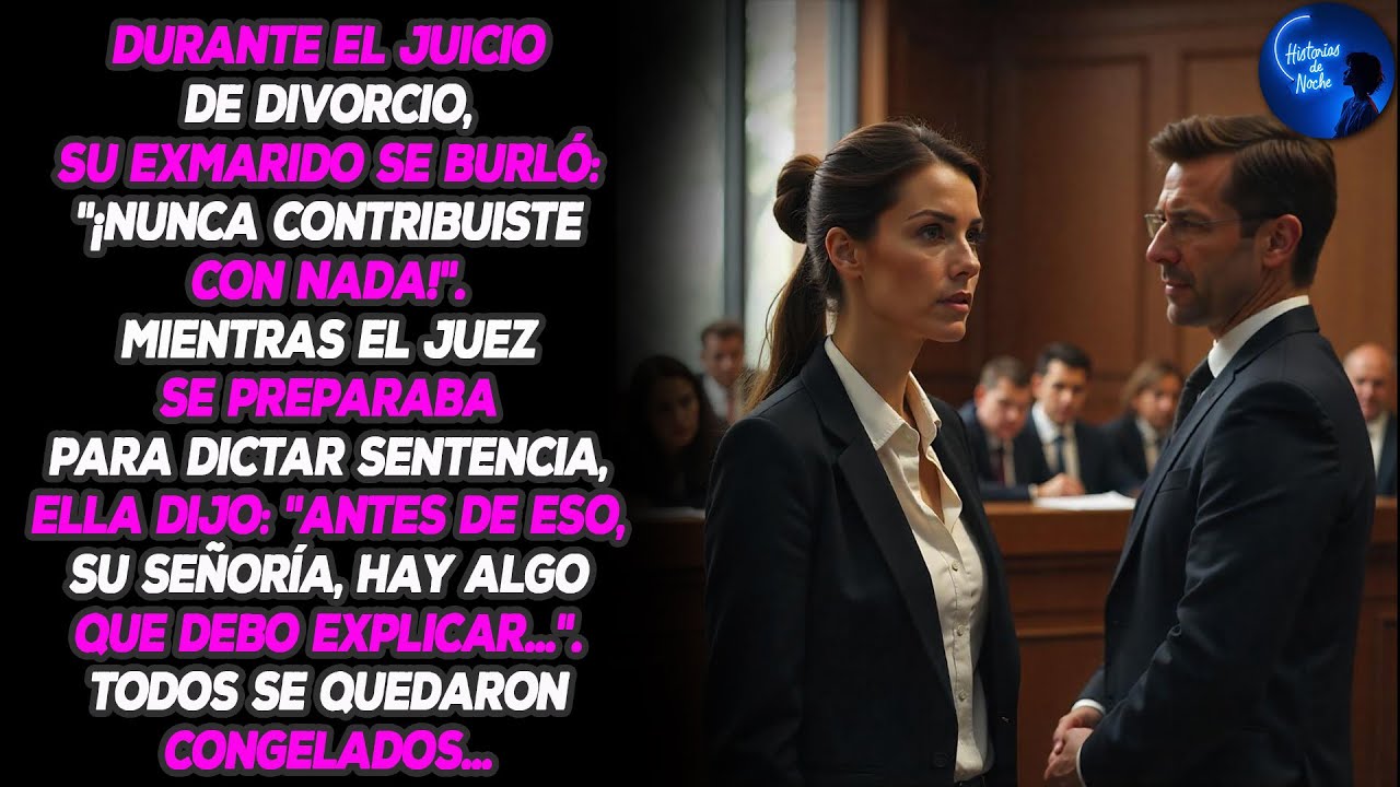 Su ex le dijo inútil en el juicio, pero después de sus últimas palabras, el juez se quedó de piedra