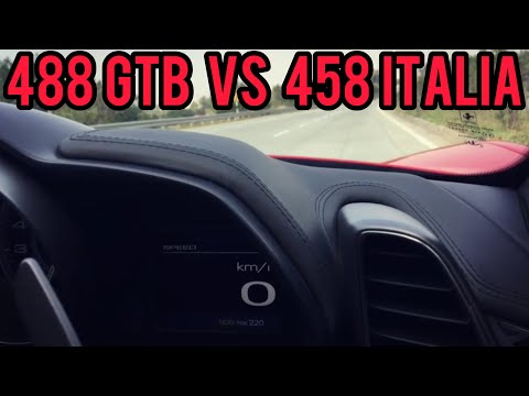 Ferrari 488 GTB VS Ferrari 458 ITALIA