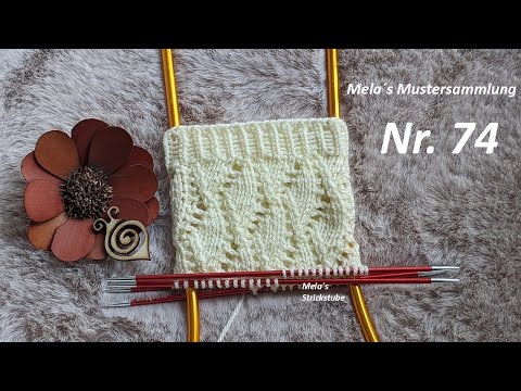 Sock pattern no. 74 - knitting in the round / lace pattern / ajour pattern / knitting sock pattern