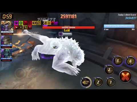 T3 EG Thanos 3.57 million Uni Villain Rage Extreme Alliance Battle