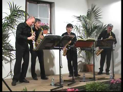FEDERICO MONDELCI  esegue  SAX QUARTETT  di  MARIO CESA  (prima parte)