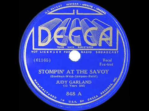 1936 Judy Garland - Stompin’ At The Savoy (Bob Crosby Orch.)