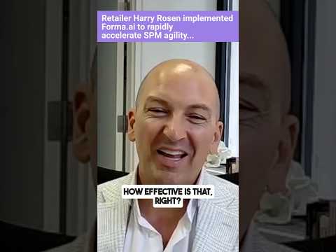 Retailer Harry Rosen reduced time-to-deploy sales incentives from weeks to just days