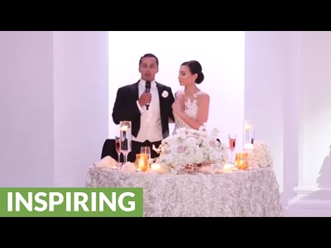 Groom surprises bride with Hamilton-inspired musical performance