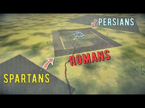 Spartans vs Roman Defense vs Persians - UEBS 2