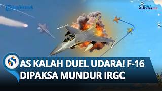 AS KALAH DUEL! Jet Tempur F-16 Milik Washington Dipaksa Mundur dari Duel Udara Lawan IRGC