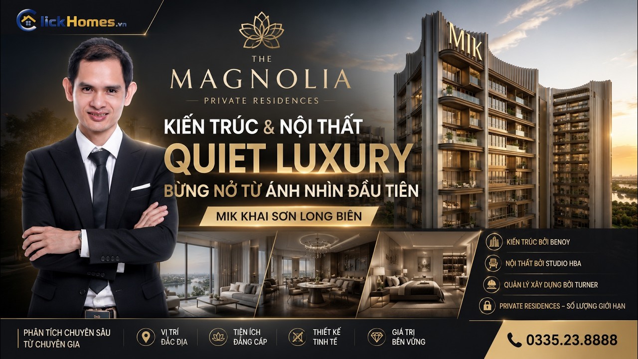 The Magnolia Private Residences – MIK Khai Sơn, Kiến trúc nội thất hạng sang