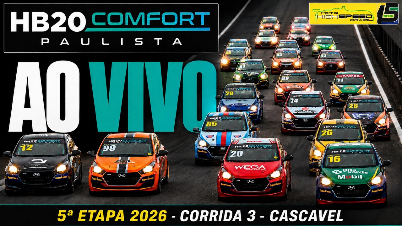 🔴 HB20 COMFORT PAULISTA | Corrida 3 | 5ª Etapa 2026 | Cascavel (PR) | Ao Vivo
