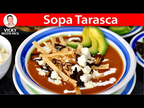 SOPA TARASCA | Vicky Receta Facil Video