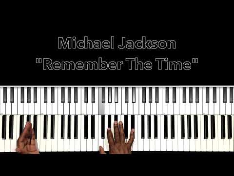 Michael Jackson "Remember The Time" Piano Tutorial