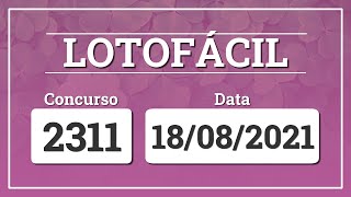 Capa de LOTOFÁCIL 2311