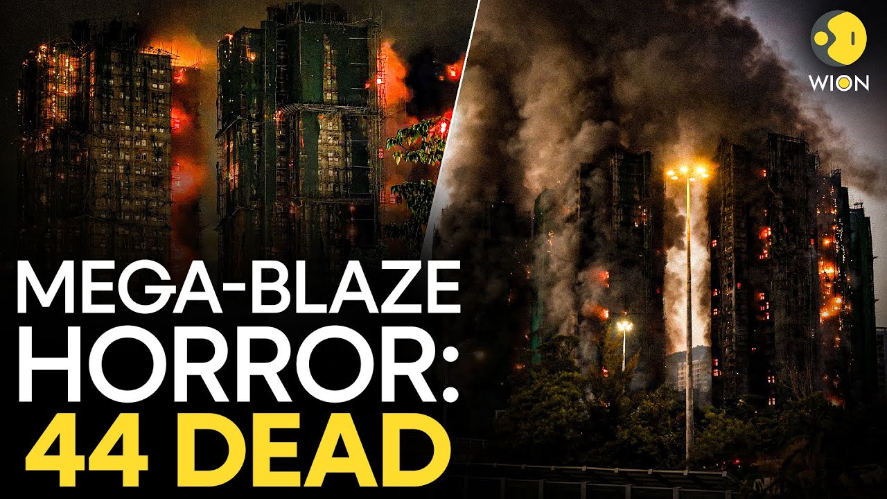 Hong Kong Fire LIVE: Death Toll Soars To 44, 279 Missing In Tai Po Fire Disaster | WION