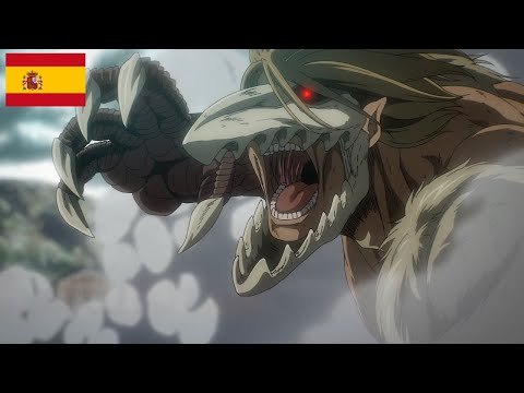 Falco se transforma en el titán mandíbula | Doblaje en Castellano | Shingeki No Kyojin Temporada 4