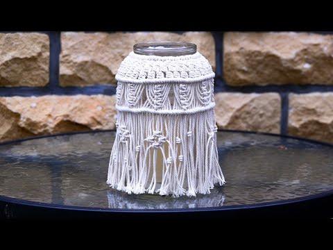 DIAMOND MESH MACRAME TABLECLOTH PATTERN TUTORIAL