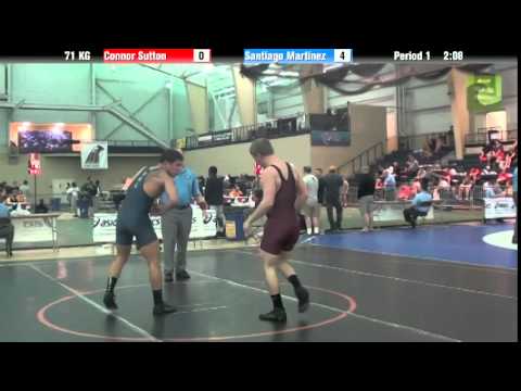 Greco 71 KG Connor Sutton vs. Santiago Martinez