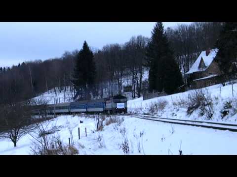 749.253 Silvestrovský cirkusový vlak mezi Vimperkem a Lipkou