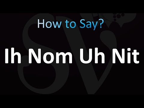 How to Pronounce Ih Nom Uh Nit (Correctly!)