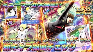 【8周年欧州】ミューラーが大得意に！？ミューラー、シェスター、カルツ、タイガーボラン、マーガス、新キャラ数値チェック