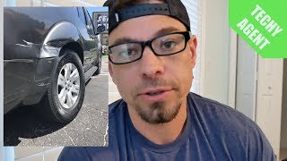 We were in a car crash 2 days ago.