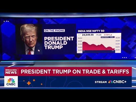 President Trump: Going to raise India tariffs very substantially since they're buying Russian oil